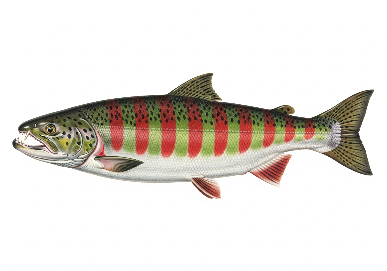 Chum Salmon (Oncorhynchus keta) fish species